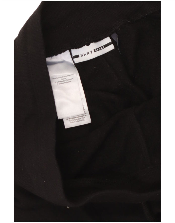 DKNY Pantalones de chándal con estampado gráfico para hombre Joggers de algodón negro mediano