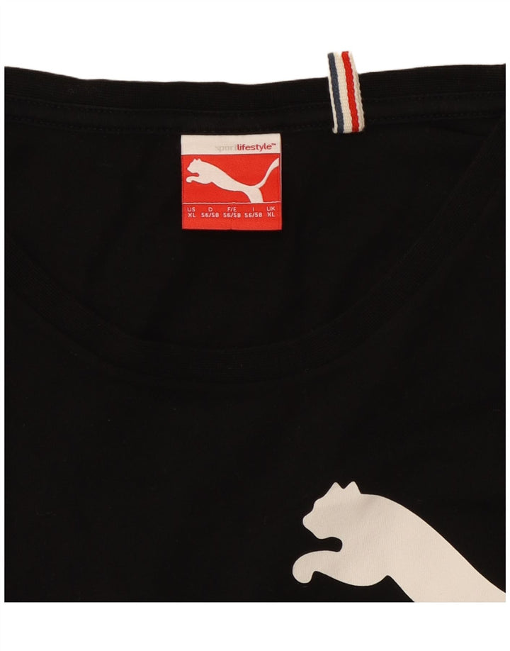 PUMA Camiseta gráfica para hombre Top XL Negro