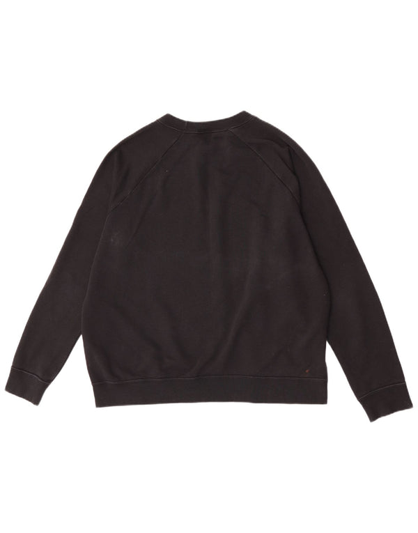Nike - Sudadera gráfica para mujer, talla 40, talla grande, algodón negro