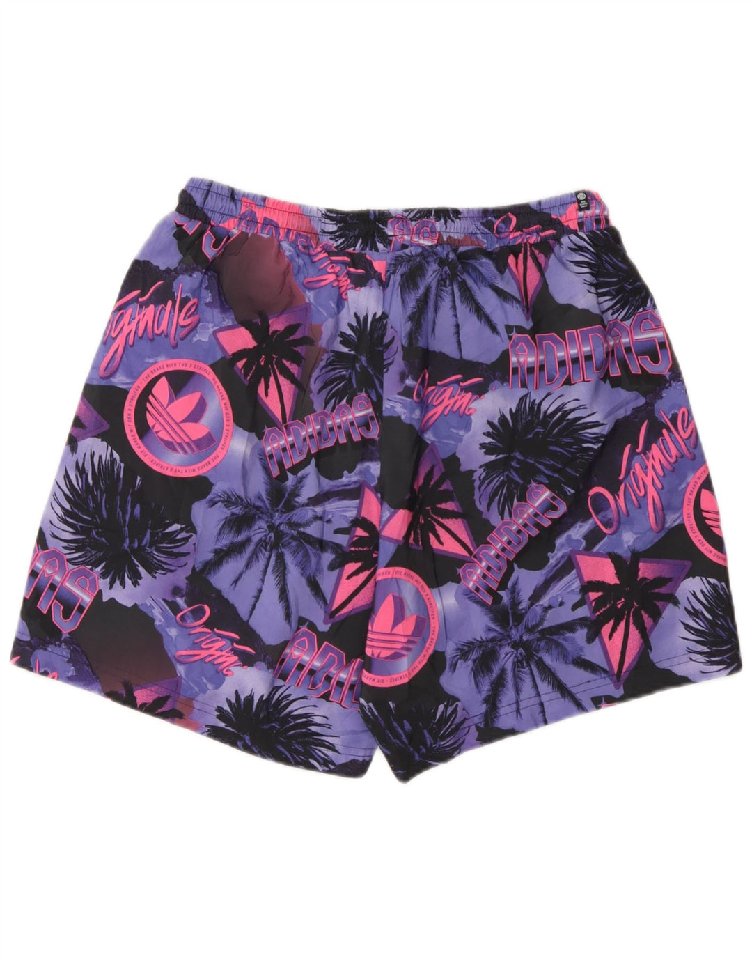 Adidas - Bañador gráfico para hombre, poliéster floral multicolor mediano
