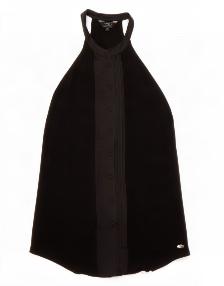 Guess Vestido Halter para Mujer UK 8 Small Negro