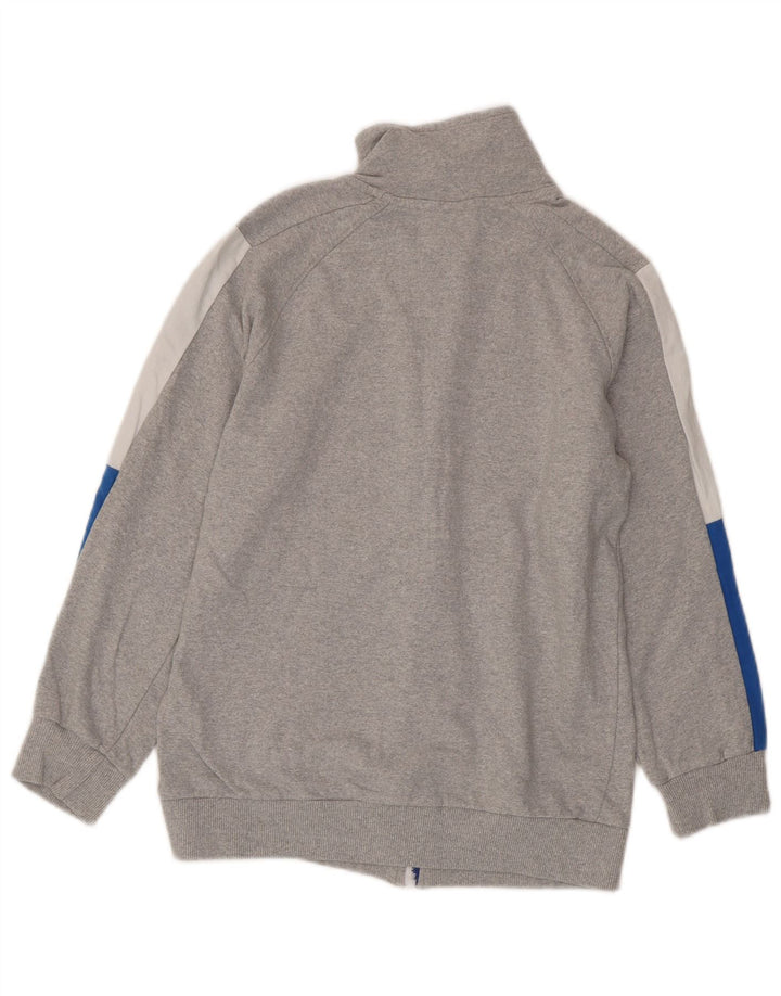 Chaqueta superior de chándal para mujer Superga UK 44 Algodón gris medio con bloques de color