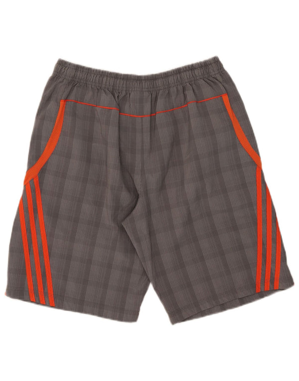 Adidas Pantalones cortos deportivos para hombre UK 46/48 XL Grey Check