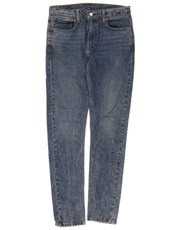 Levi's Hombre 512 Slim Tapered Jeans W32 L34 Algodón Azul