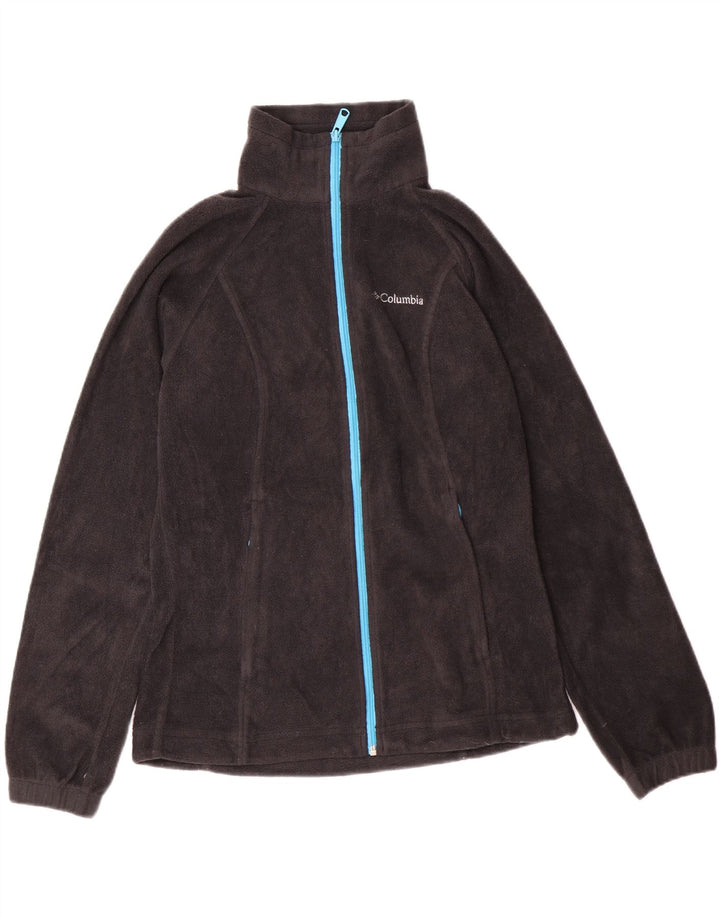 Columbia Chaqueta polar para mujer UK 10 Small Poliéster negro