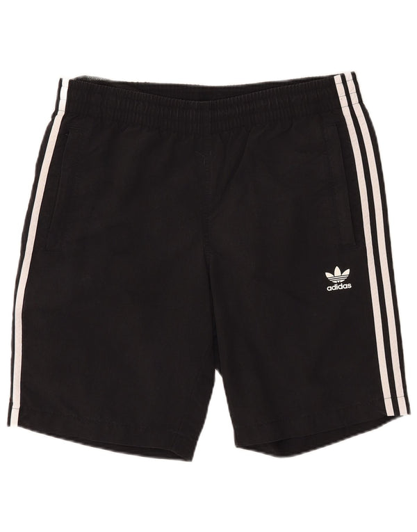 Pantalones cortos deportivos ADIDAS para hombre, nailon negro mediano
