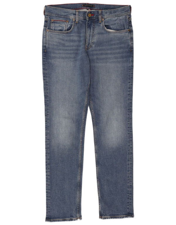 Tommy Hilfiger Vaqueros rectos Denton para hombre W32 L30 Algodón azul