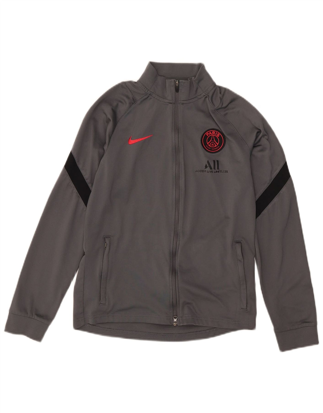 Nike Boys Paris Saint- Germain Chándal Top Chaqueta 12-13 años Grande Gris
