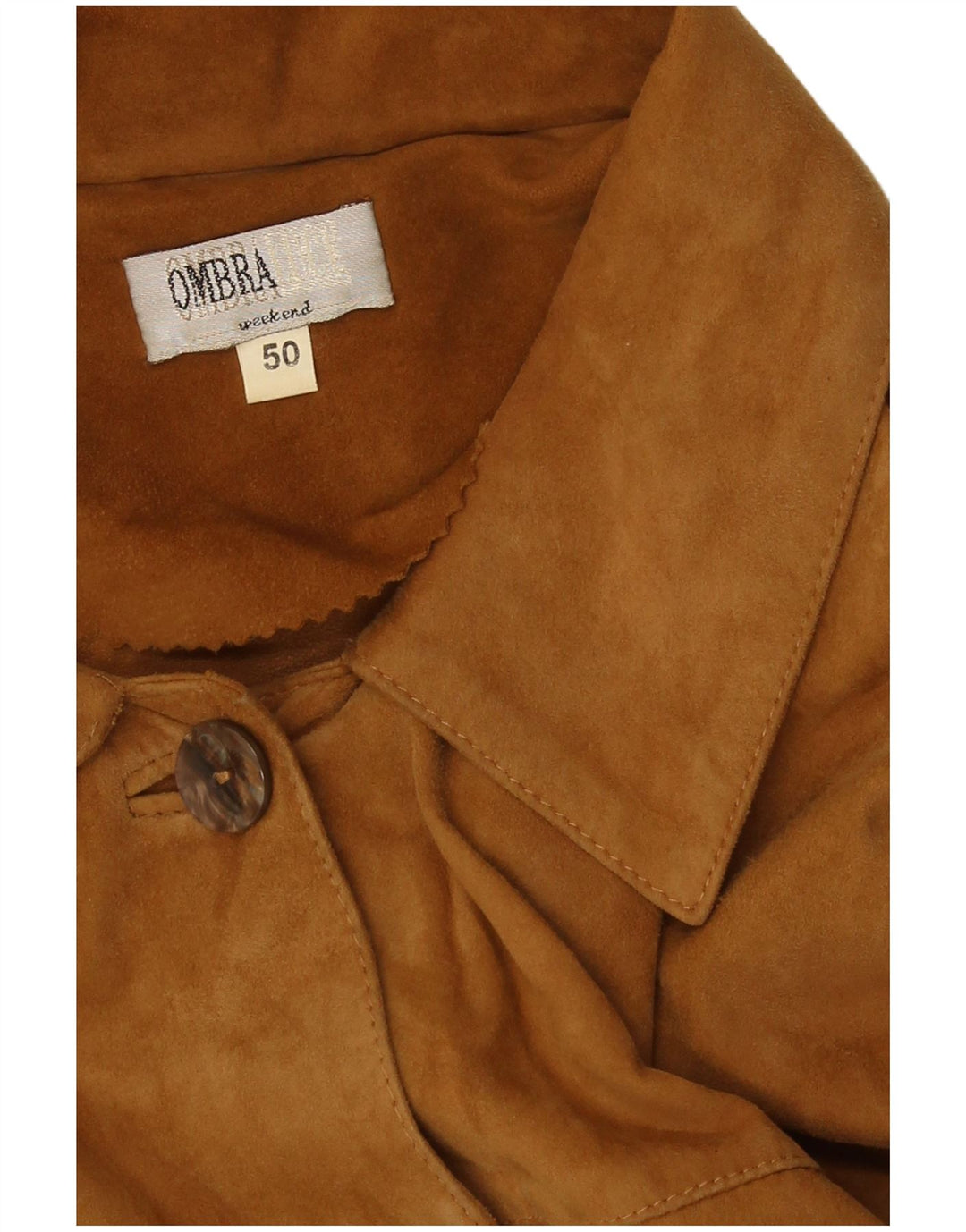 Chaqueta de ante vintage para mujer IT 50 XL Marrón