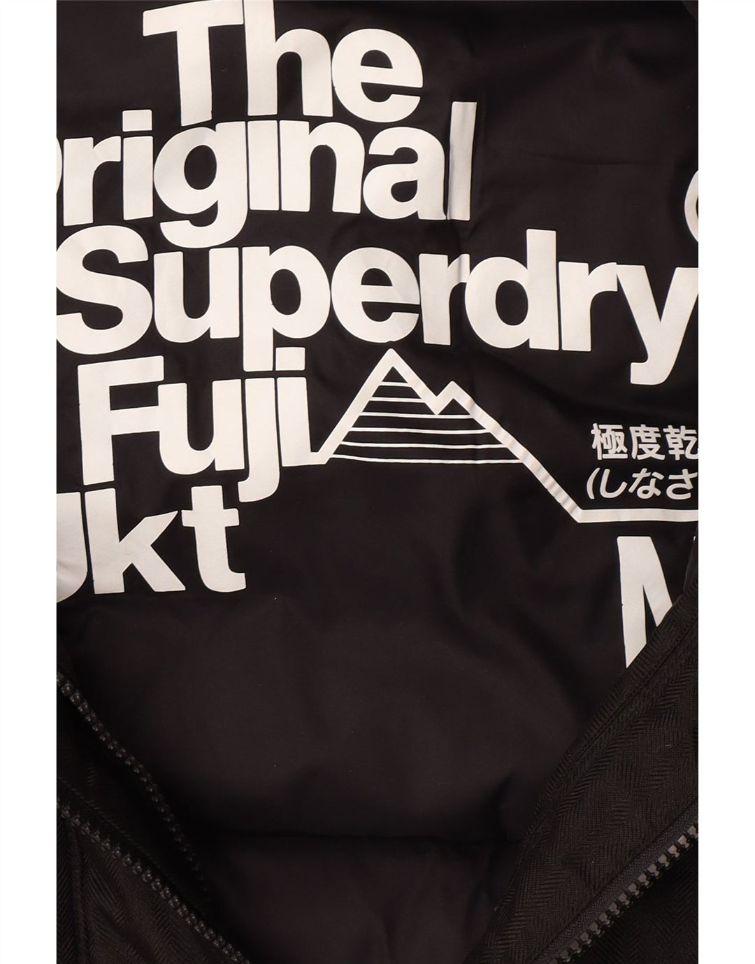 Superdry Chaqueta Acolchada Con Capucha Para Hombre UK 38 Medium Negro Poliéster