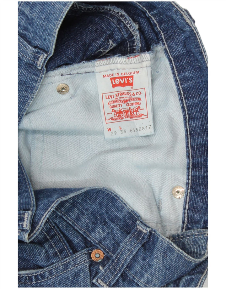 Vaqueros Levi's Hombre Rectos W29 L29 Algodón Azul