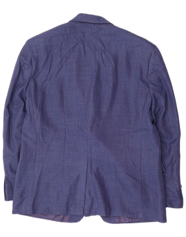 Ralph Lauren Chaqueta Blazer de 2 Botones para Hombre UK 42 XL Poliéster Azul