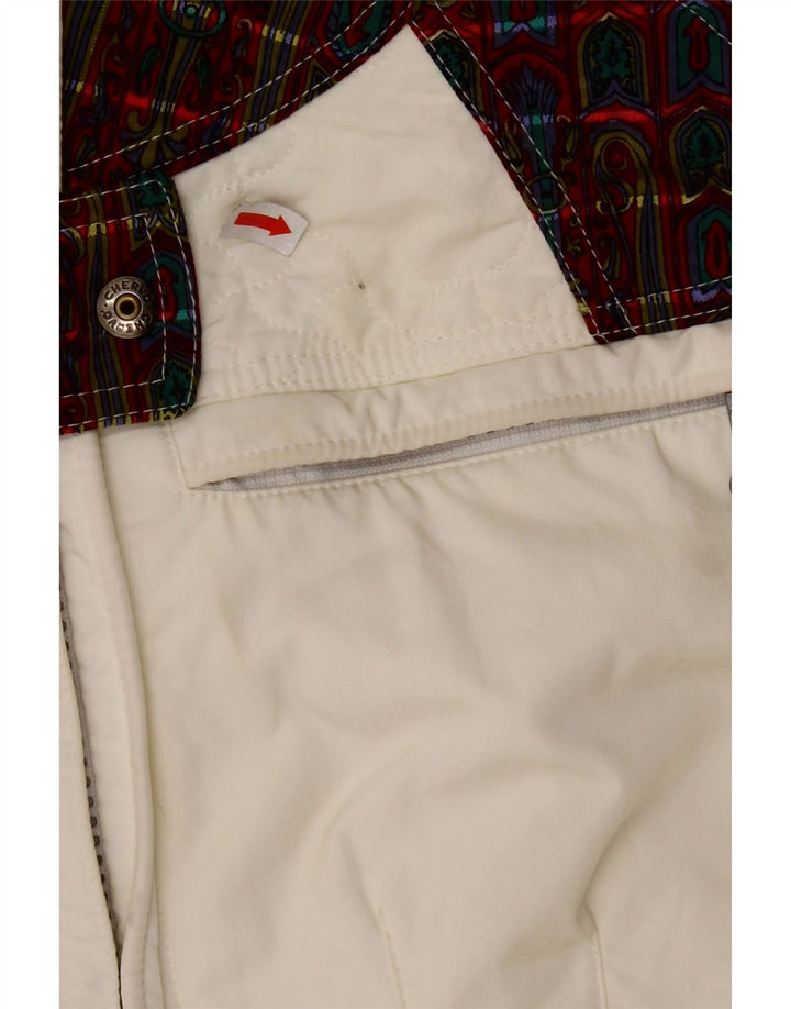 CHERVO Mono de esquí para mujer IT 42 Medium White Check Poliamida