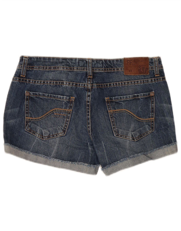 Pantalones cortos vaqueros de mujer Fat Face W32 Large Blue Cotton