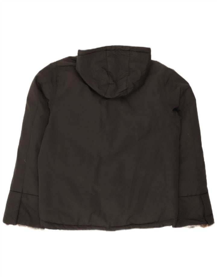 Woolrich Chaqueta Acolchada Con Capucha Para Mujer UK 44 Medium Nylon Negro