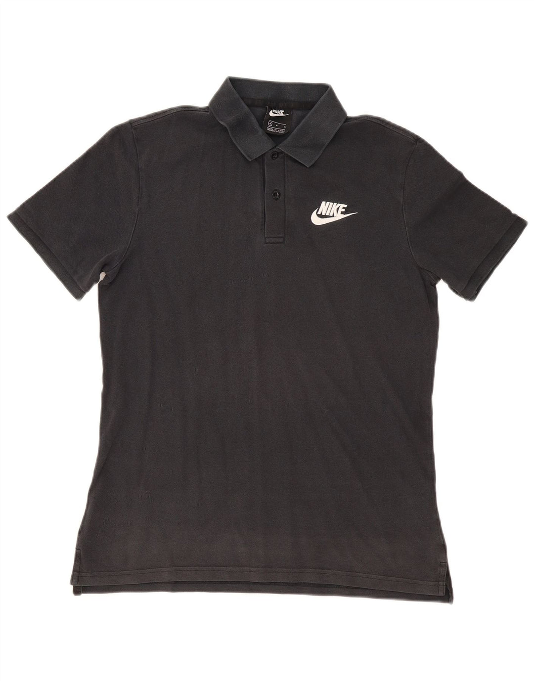 Polo Nike Hombre Algodón Negro Mediano