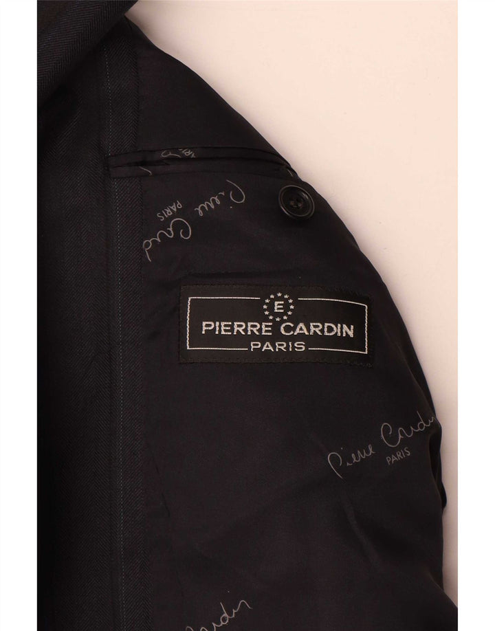 Pierre Cardin Chaqueta tipo blazer de 2 botones para hombre UK 38 Gris medio a rayas