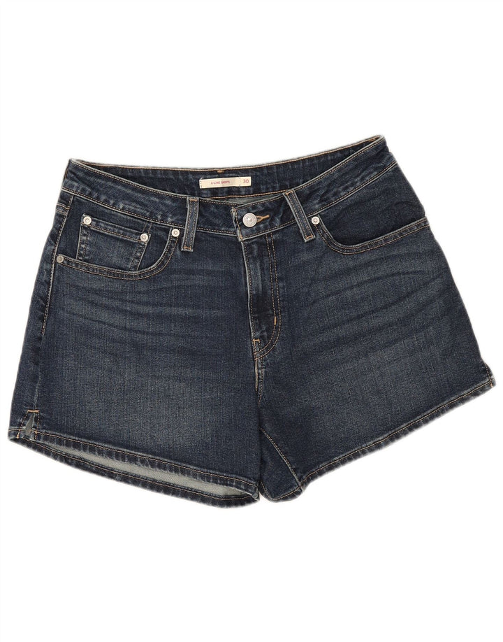Shorts Levi's Mujer W30 Algodón Azul Medio