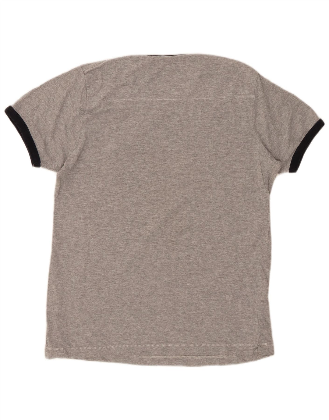 FRENCH CONNECTION Camiseta Hombre Top Algodón Gris Medio