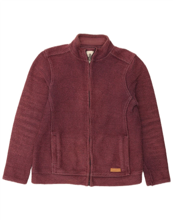 Weird Fish - Chaqueta de chándal para mujer (talla 40), algodón burdeos mediano