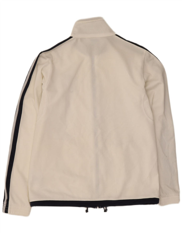 Diadora Chaqueta de chándal para hombre ES 36 Small Blanco Colorblock Poliéster