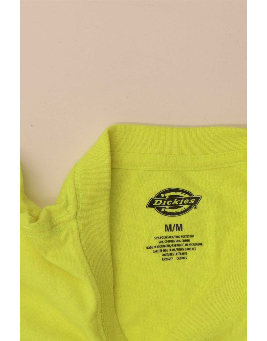 Camiseta Dickies Hombre Manga Larga Poliéster Verde Medio