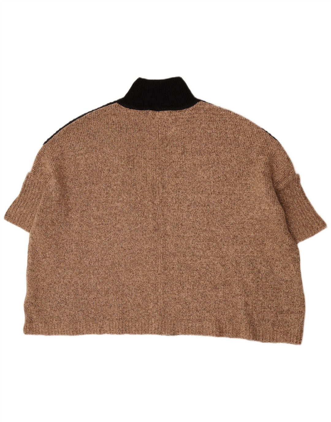 Marks & Spencer Jersey de Manga Corta con Cuello Alto para Mujer UK 44 Medium