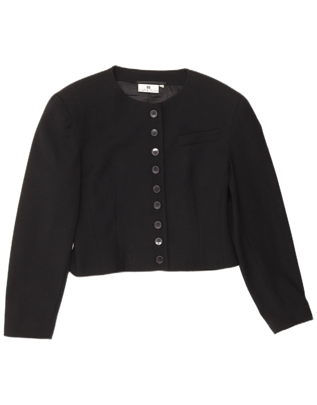 Coexis Chaqueta Bolero Mujer IT 42 Mediana Lana Nueva Negra