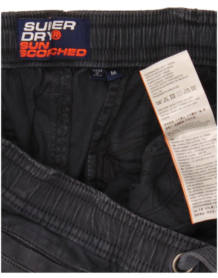 Superdry Chinos Cortos De Algodón Azul Marino Medio Para Hombre