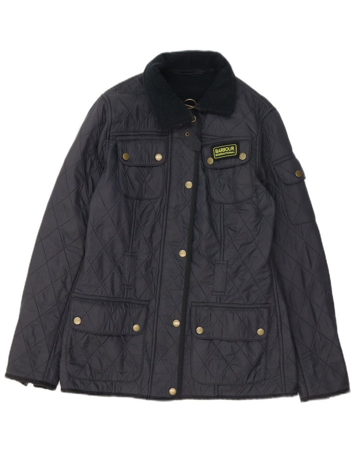 Barbour Chaqueta acolchada para mujer UK 8 Small Azul marino