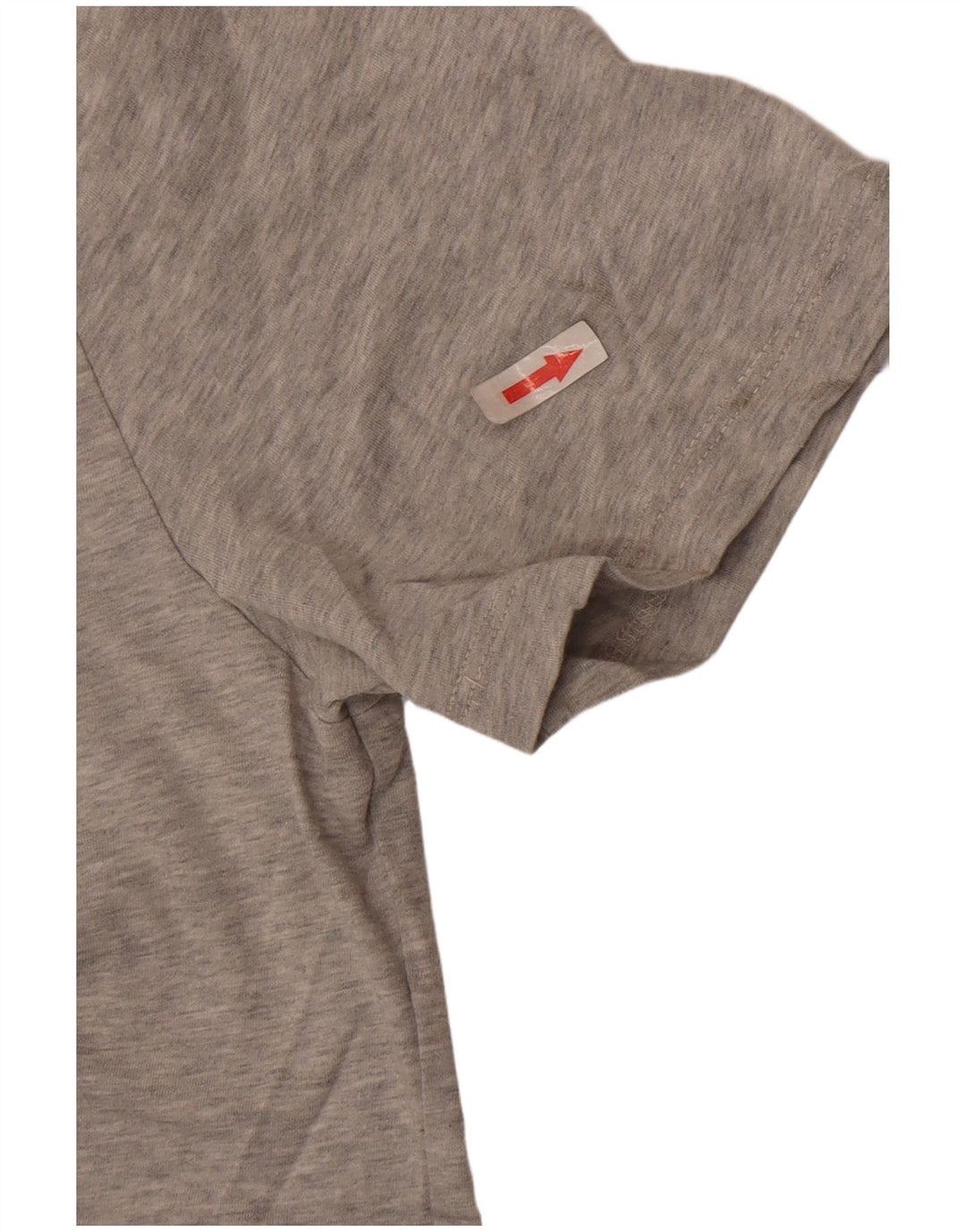 Polo Reiss para hombre de algodón moteado gris pequeño