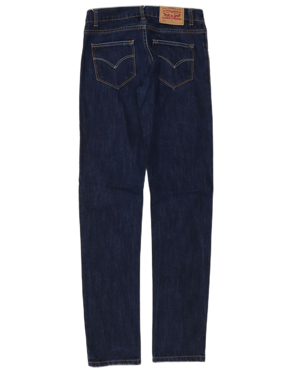 Levi's Boys 511 Slim Jeans 11-12 años W26 L31 Azul Marino Algodón