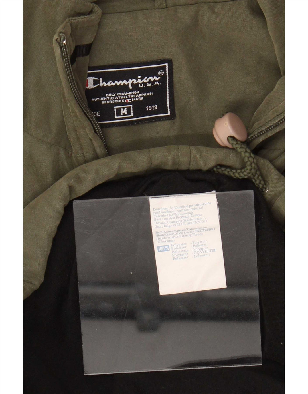 Champion Chaqueta De Chándal Para Hombre Poliéster Caqui Medio