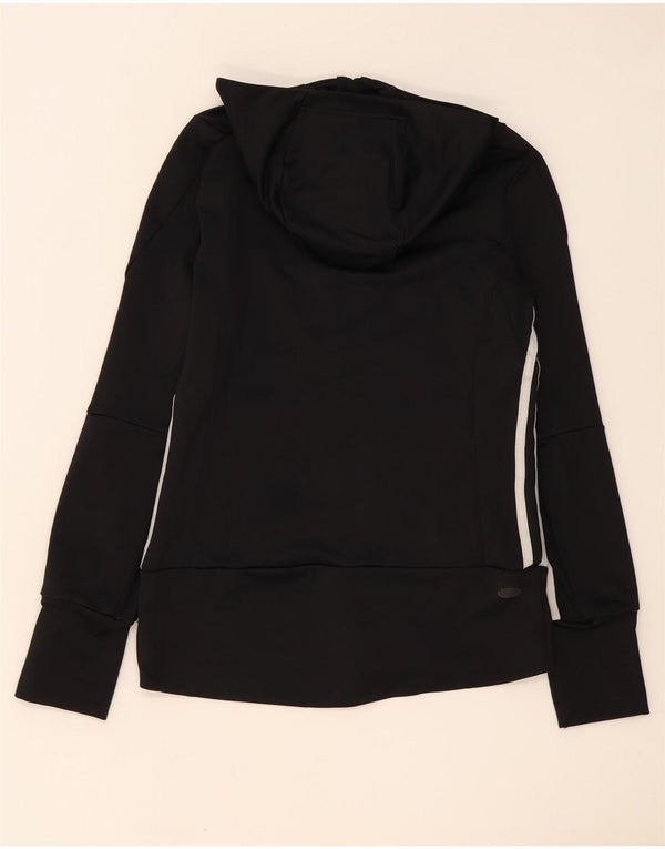 Adidas Clima 365 Zip Sudadera con capucha para mujer Reino Unido 12 Mediano Negro Poliéster