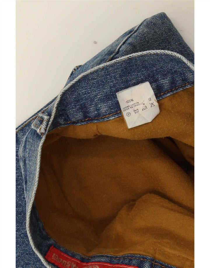 Jeans Cónicos Mujer Casucci W26 L31 Algodón Azul