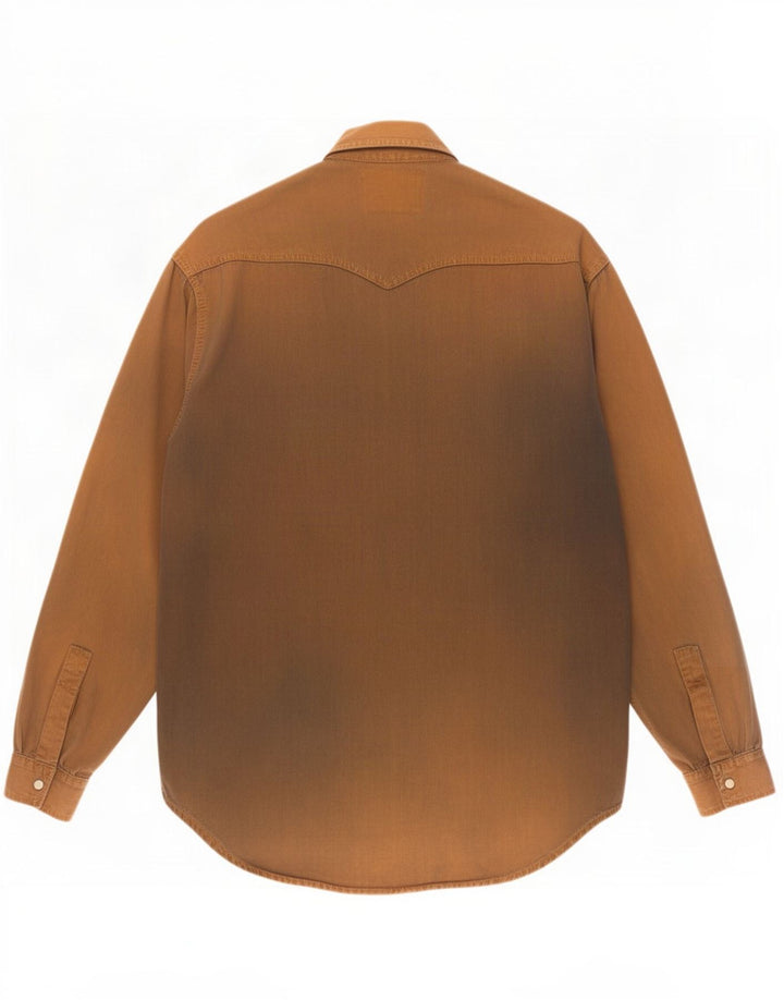 Levi's Hombre Camisa Vaquera De Algodón Marrón Medio