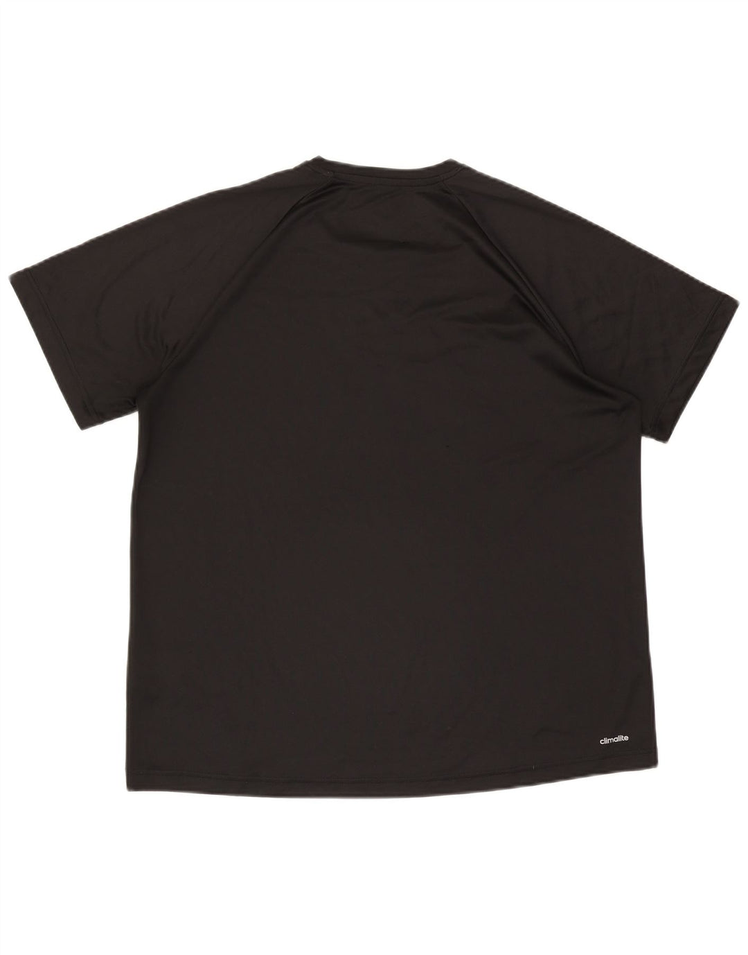 Adidas Mens Climalite Graphic Camiseta Top XL Negro Poliéster