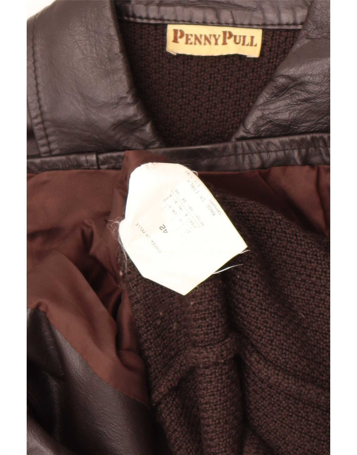 Penny Pull Chaqueta tipo blazer de 5 botones para mujer IT 42 Acrílico marrón medio