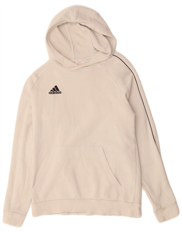 ADIDAS Sudadera con capucha para niño 15-16 años Blanco Algodón