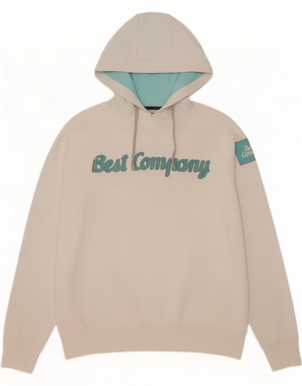 Best Company - Sudadera con capucha para hombre, talla 2XL, algodón blanco