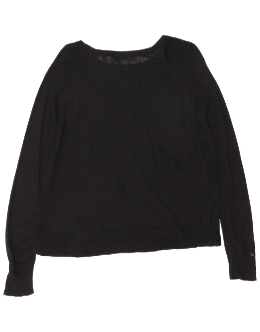 Zara - Jersey con cuello barco para mujer, talla 40, talla M, color negro