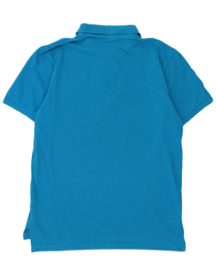 Asociación de Polo de EE. UU. Polo Hombre Algodón Azul Medio