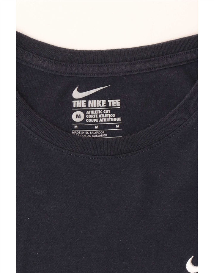 Camiseta Nike de corte atlético para hombre, talla mediana, azul marino
