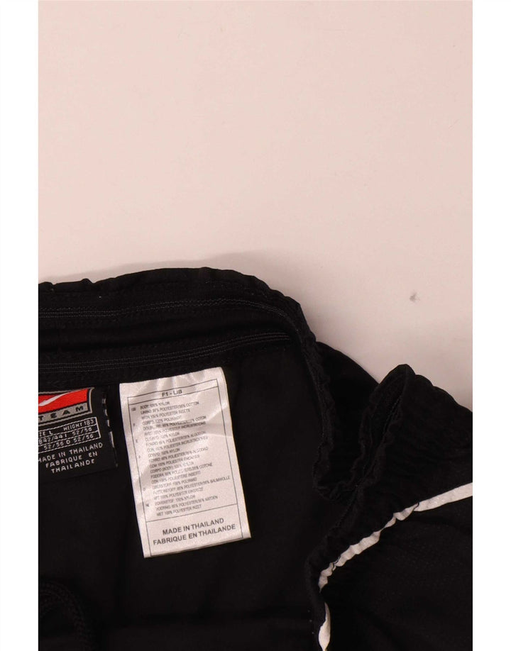Nike - Pantalones cortos deportivos para hombre, talla 42/44, poliéster negro grande