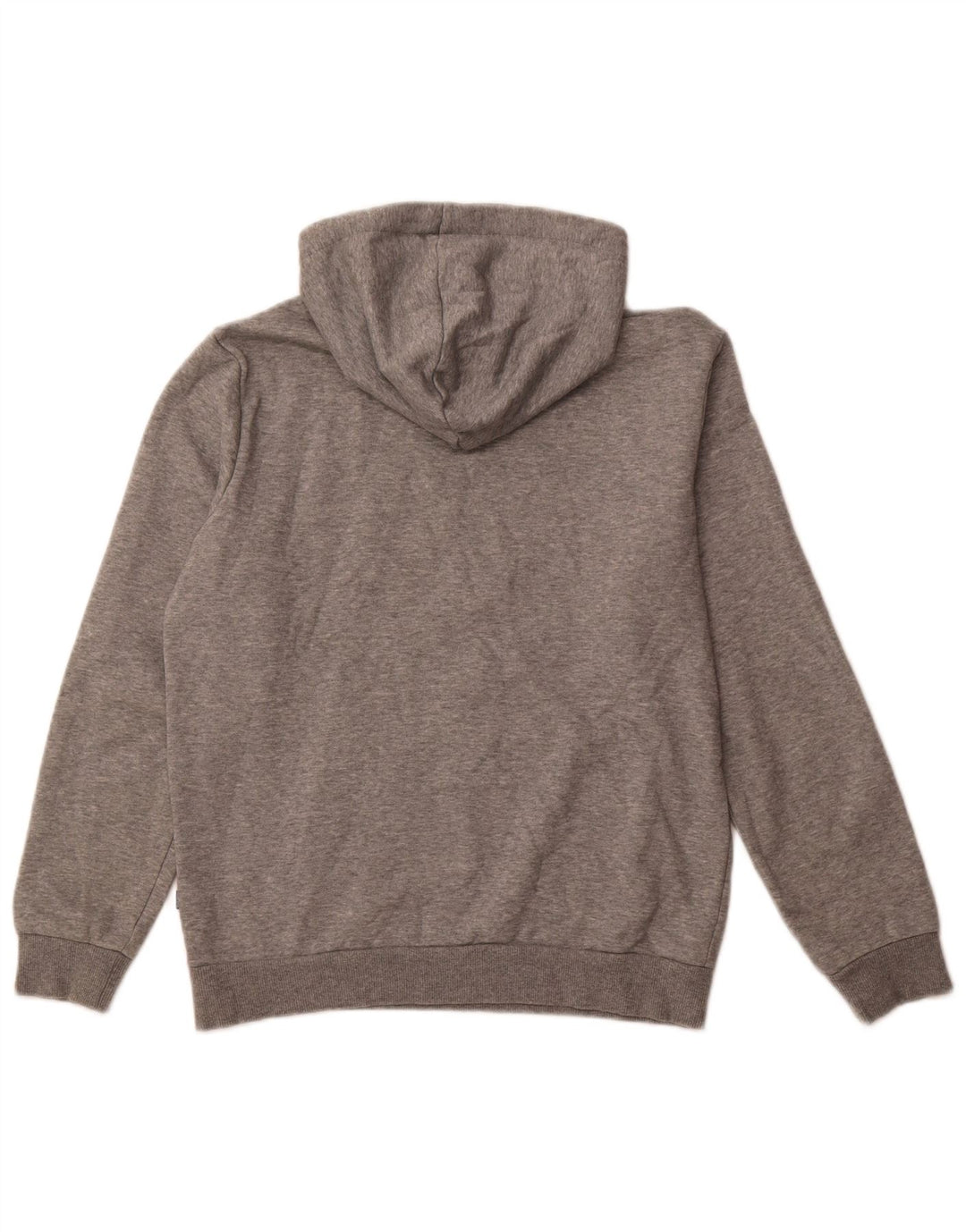 Puma Sudadera con capucha gráfica para hombre, talla pequeña, gris