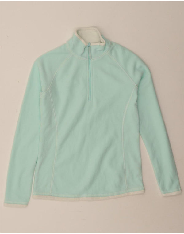 Jersey de forro polar con cremallera y cuello para mujer de Mountain Warehouse UK 8 Small Turquesa