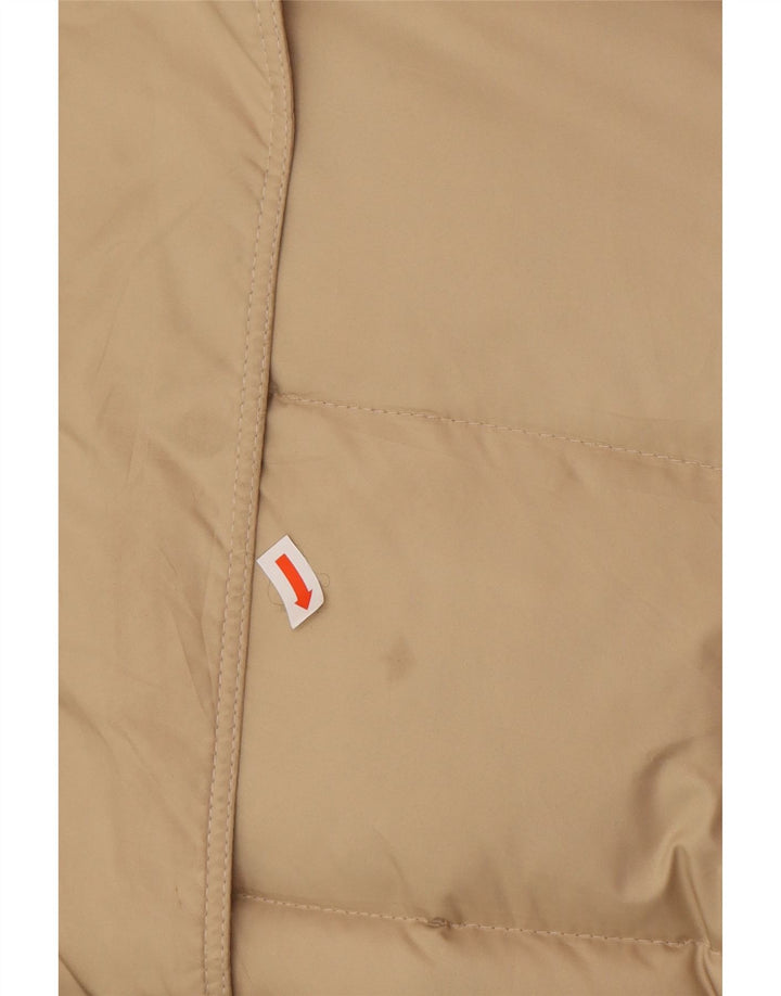 BURBERRY Abrigo acolchado con capucha BRIT para mujer Reino Unido 12 Medio Beige Clásico