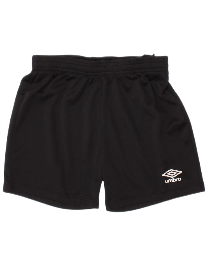 Umbro Shorts deportivos para niño 9-10 años Mediano Negro Poliéster