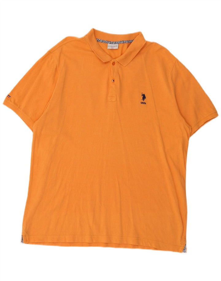 Asociación de Polo de EE. UU. Camisa Hombre 3XL Naranja