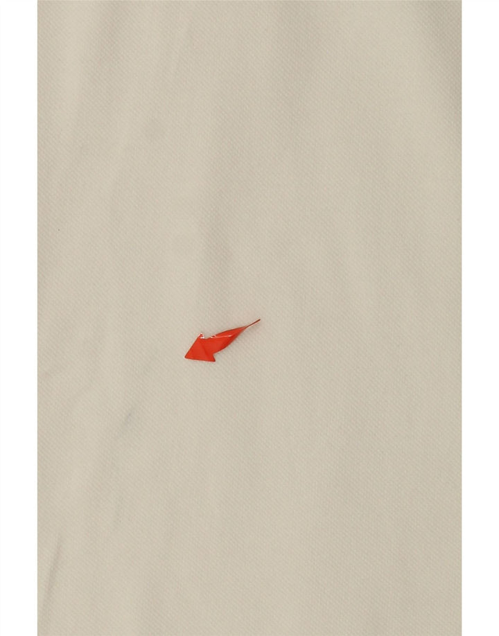 KAPPA Polo sin mangas para mujer UK 12 Medium White Cotton